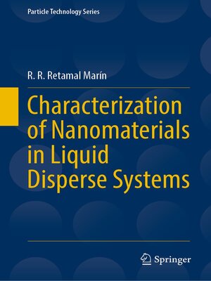 cover image of Characterization of Nanomaterials in Liquid Disperse Systems